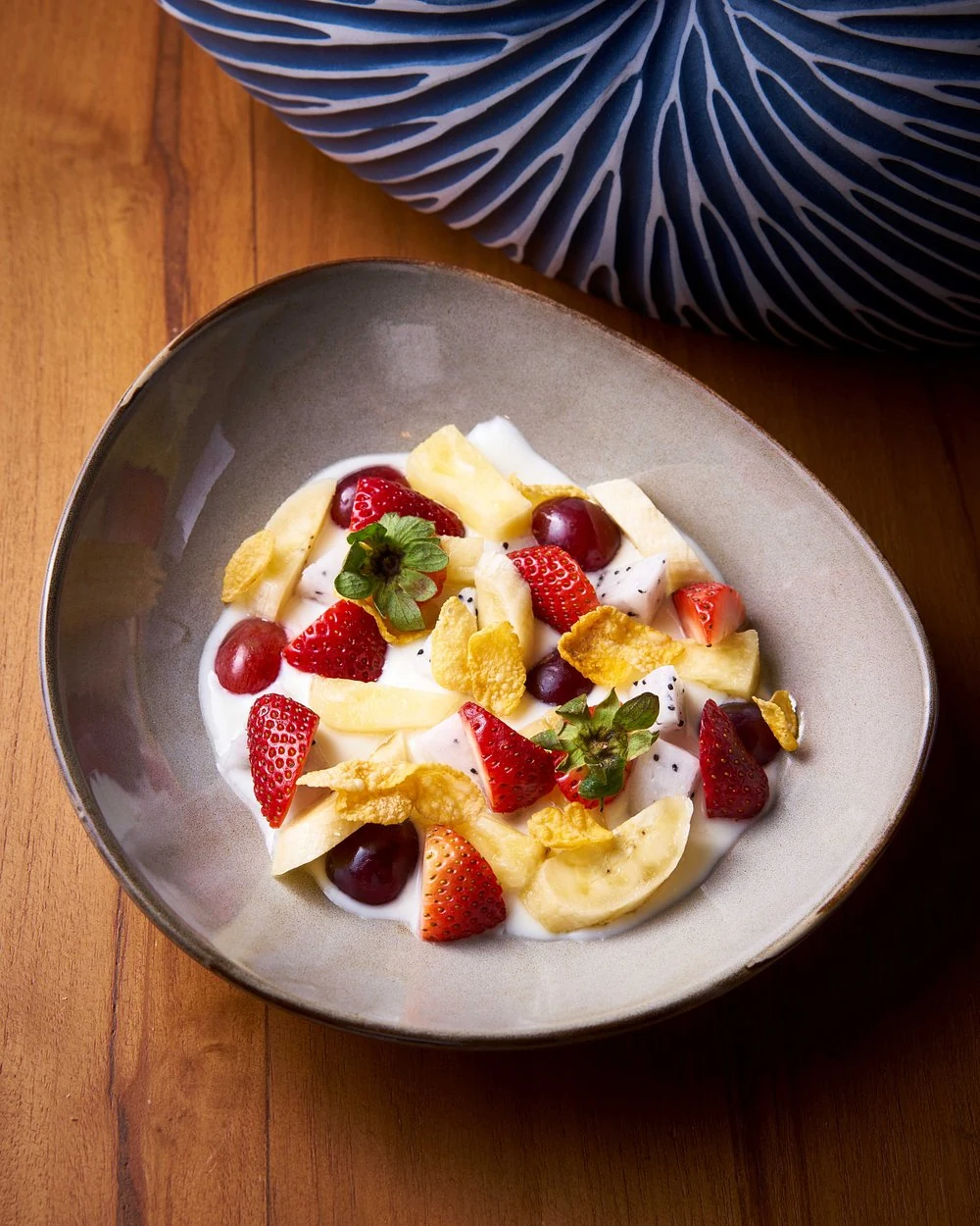 Yogurt and fruit
