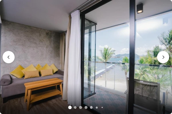 Deluxe Double Studio with Sea View and Bath — view 2